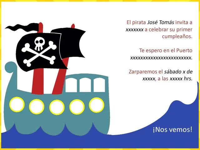 Tu Fiesta en Colores: ... y todo comenzó con marineros y piratas.