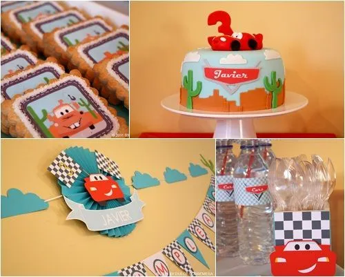 Fiesta de cumpleaños Cars con impecable puesta en escena | Fiestas ...