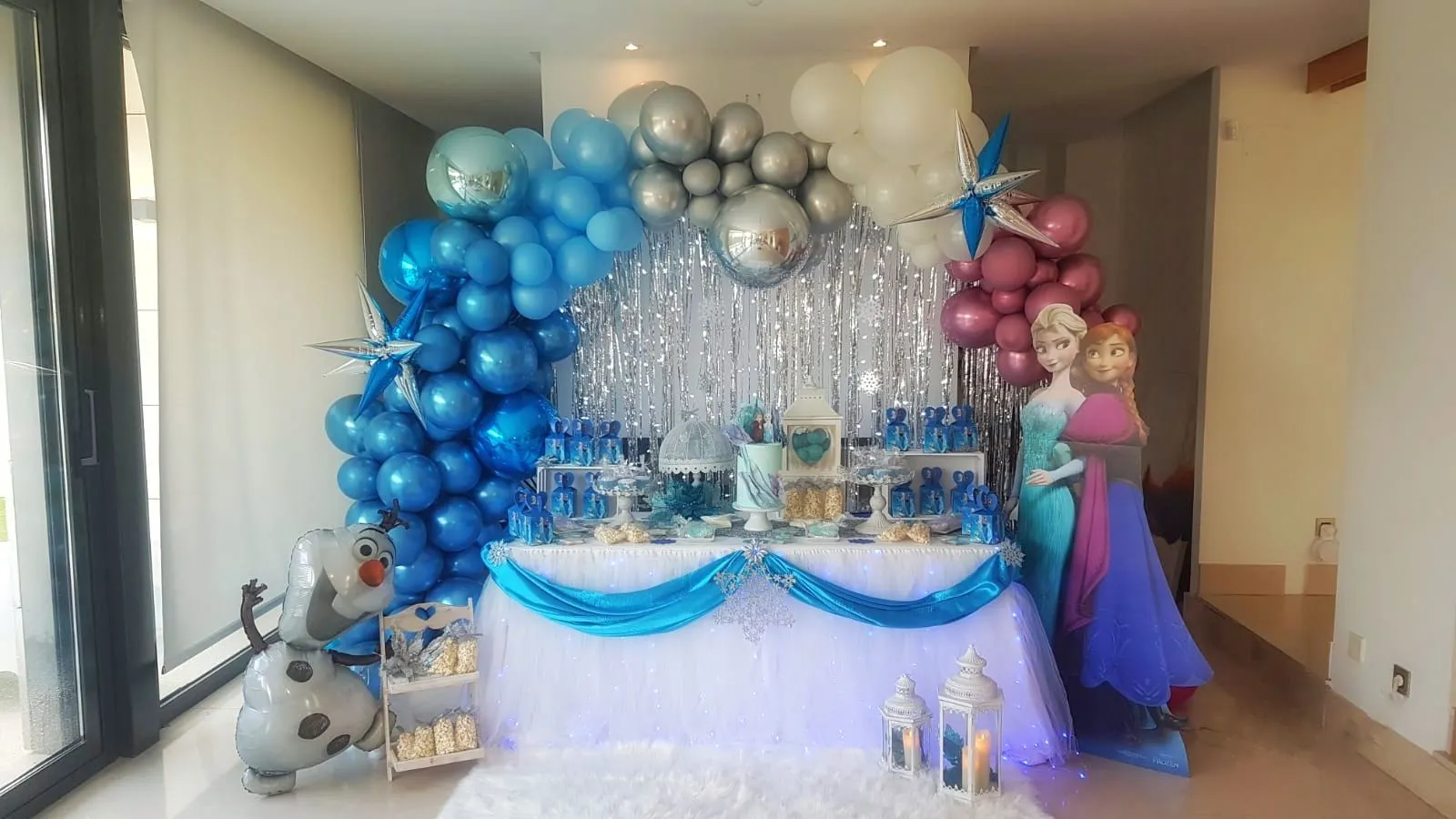 La fiesta de cumpleaños de Frozen de Martina: un sueño hecho realidad