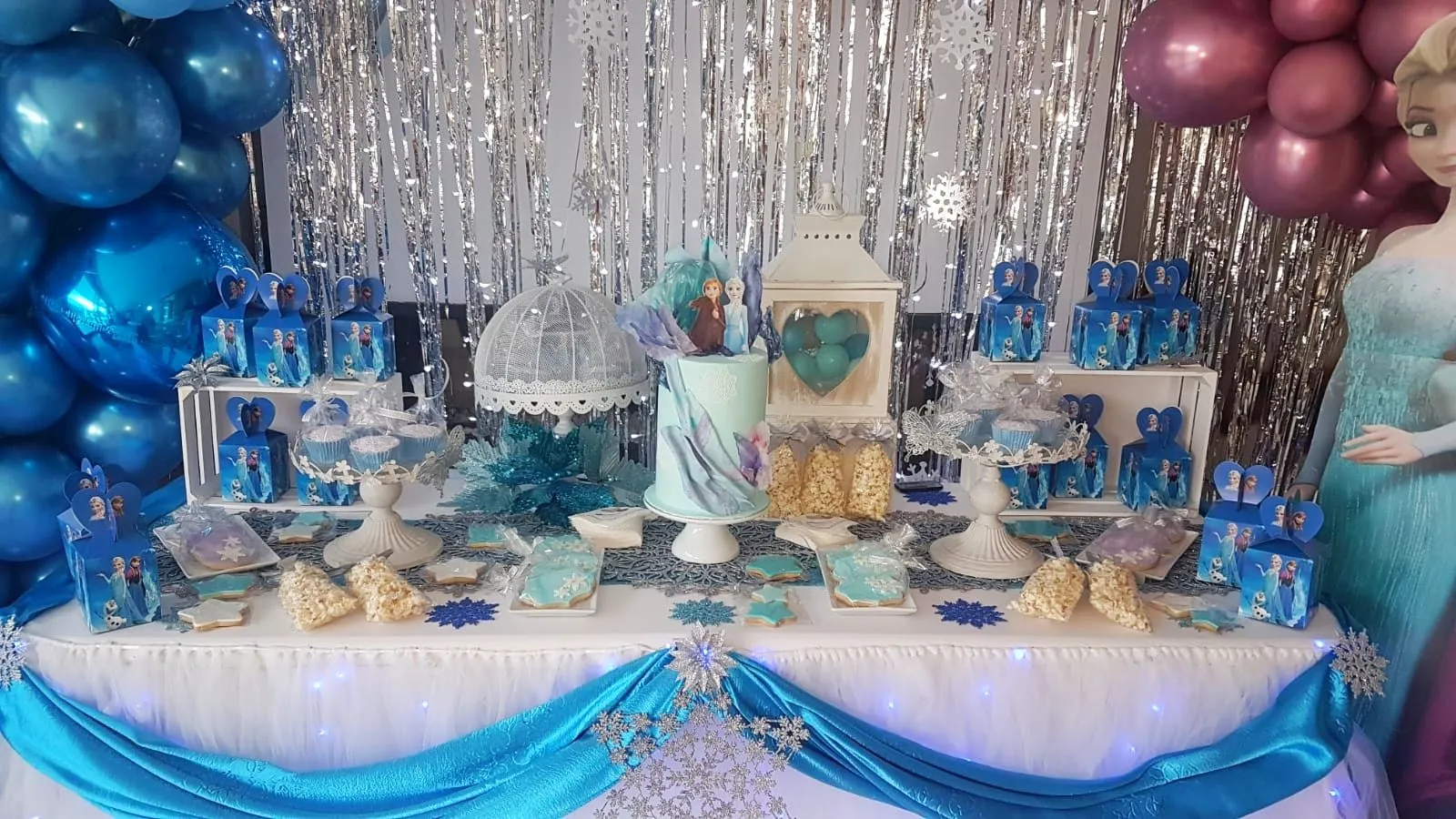 La fiesta de cumpleaños de Frozen de Martina: un sueño hecho realidad
