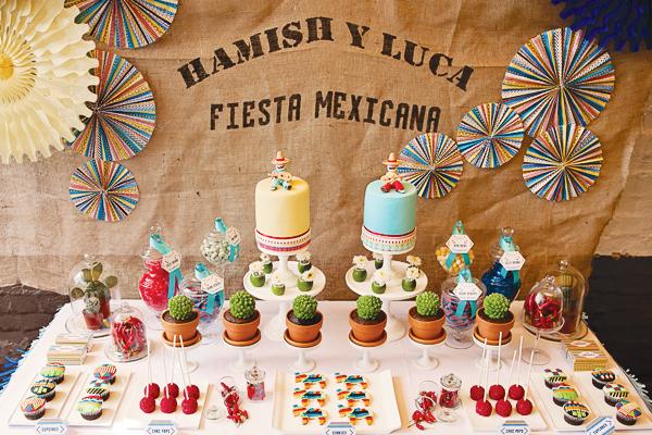 Fiesta de cumpleaños mexicana para gemelos - Paperblog