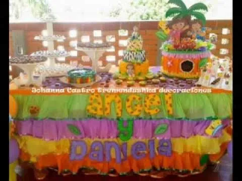 Fiesta Dora la exploradora y Diego - YouTube