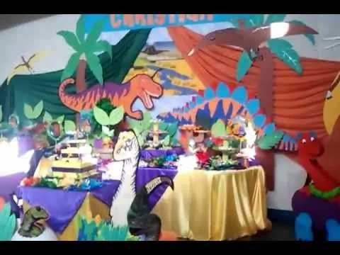Fiesta fantastica de dinosaurios-Christian 4 AÑOS - YouTube Fiesta fantastica de dinosaurios-Christian 4 AÑOS - YouTube