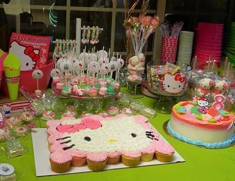 Fiesta de Hello Kitty y Keroppi
