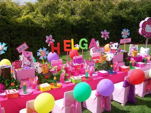 FIESTA HELLO KITTY PARTY IDEAS : DECORACION EN FIESTAS INFANTILES