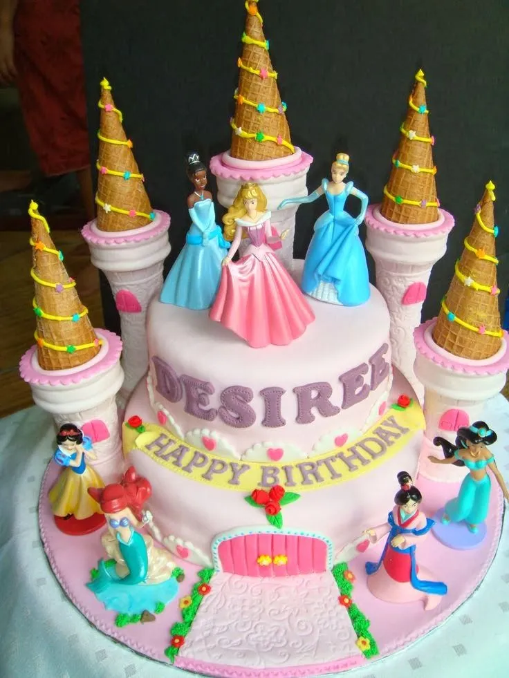 Fiesta Hermosa: Las 30 tortas más bellas de las Princesas de Disney Fiesta Hermosa: Las 30 tortas más bellas de las Princesas de Disney