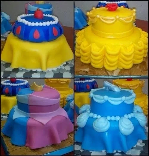 Fiesta Hermosa: Las 30 tortas más bellas de las Princesas de Disney