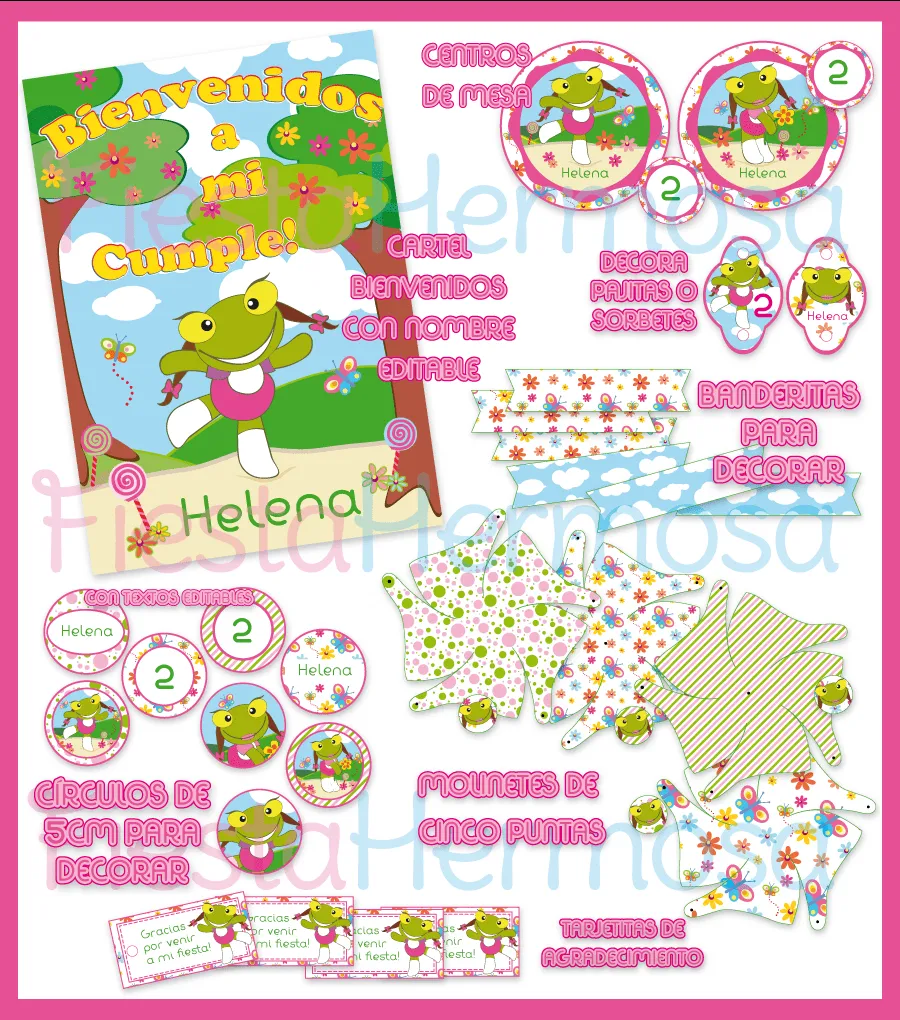 Fiesta Hermosa: Decoraciones para cumpleaños Sapa Pepa Fiesta Hermosa: Decoraciones para cumpleaños Sapa Pepa
