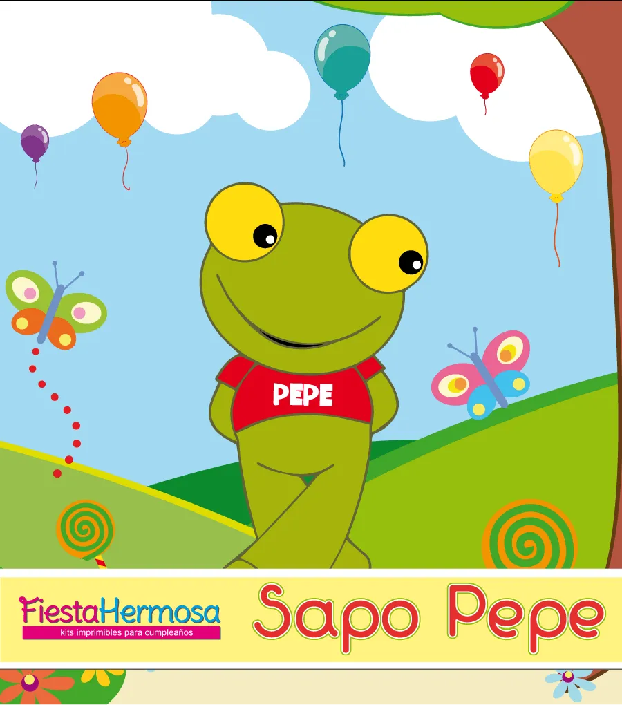 Fiesta Hermosa: Sapo Pepe y Sapa Pepa de porcelana fría Fiesta Hermosa: Sapo Pepe y Sapa Pepa de porcelana fría