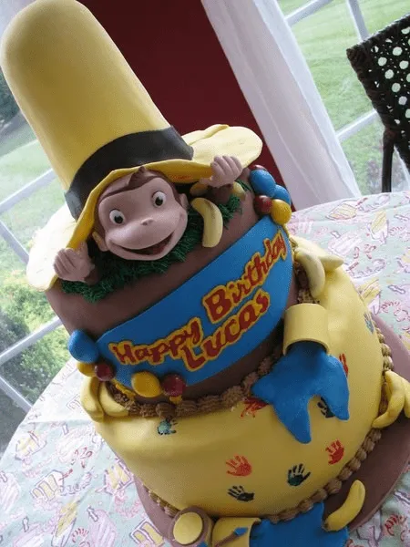 Fiesta Hermosa: Tortas decoradas de Jorge el Curioso