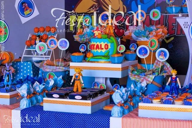 Fiesta Ideal Peru: Decoración y Catering-Candy Bar: DRAGON BALL ...