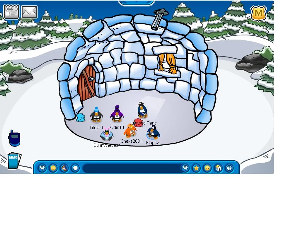 Fiesta en el Iglu de Odis10! | Flupsy