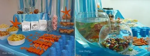 Fiesta Infantil Cumpleaños, peces en el fondo del mar | Fiestas y ...