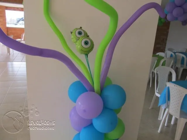 FIESTA INFANTIL MONSTER INC O UNIVERSITY |Revoltosos Recreaciones ...