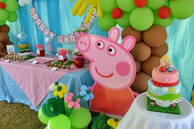Fiesta Infantil Motivo Peppa Pig - Telares & Manualidades Fiesta Infantil Motivo Peppa Pig - Telares & Manualidades