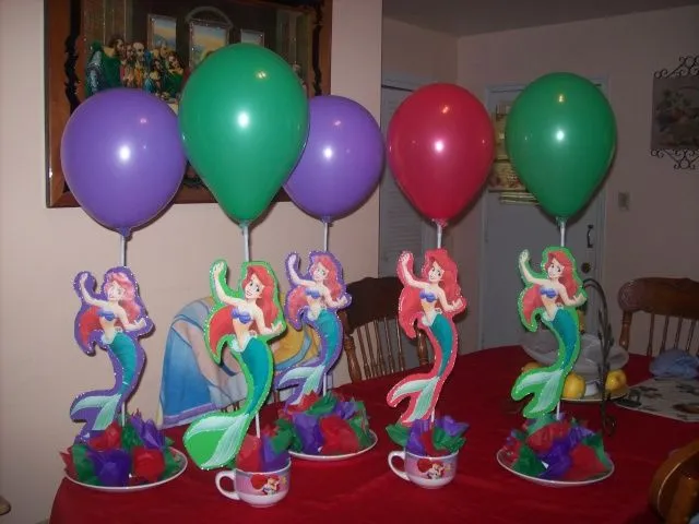 Decoración de fiesta infantil la sirenita - Imagui Decoración de fiesta infantil la sirenita - Imagui