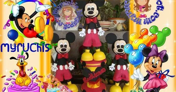 Fiesta Mickey, Centros de mesa infantiles, fiestas infantiles ...