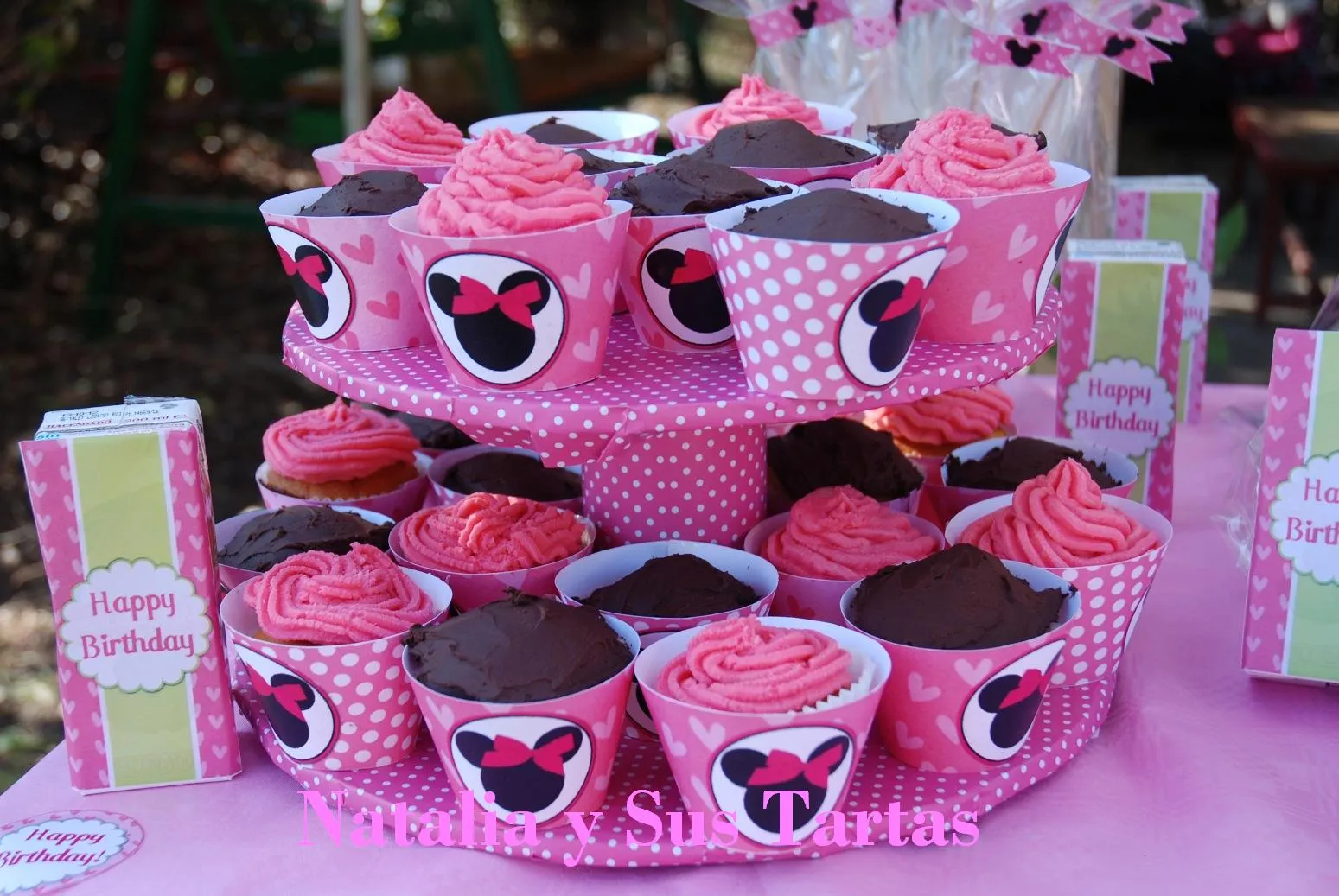 FIESTA MINNIE III: DULCES DE MINNIE | Natalia y sus Tartas FIESTA MINNIE III: DULCES DE MINNIE | Natalia y sus Tartas