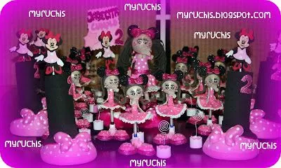 Fiesta Minnie. Totalmente personalizada. La nena disfrazada de Minnie ...