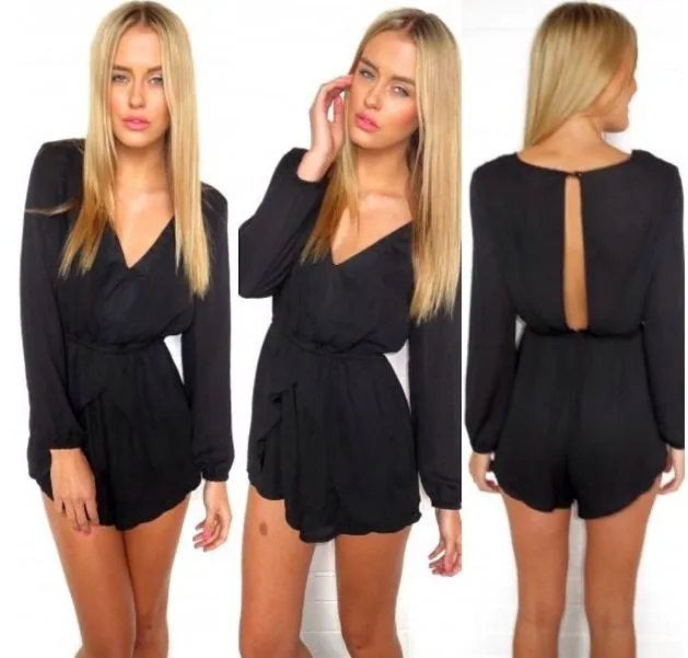 Enterizo negro mangas larga | Style | Pinterest Enterizo negro mangas larga | Style | Pinterest