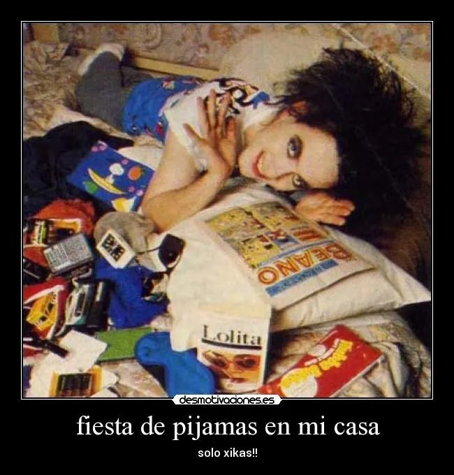 fiesta de pijamas en mi casa | Desmotivaciones