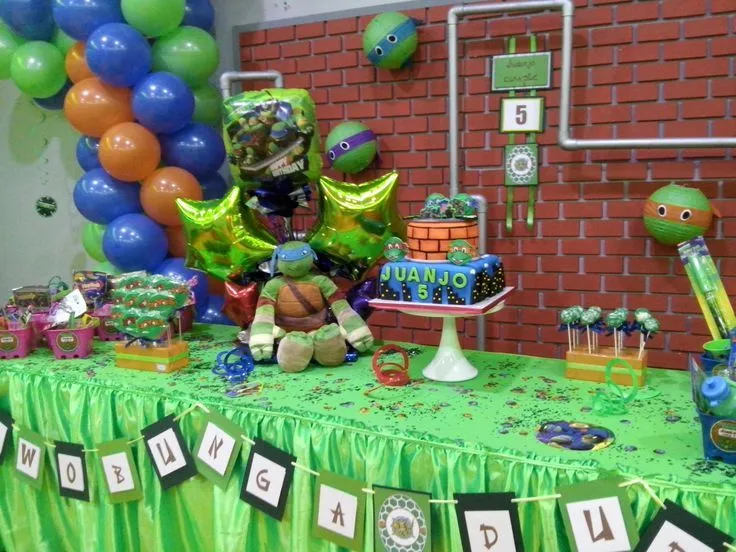 Fiesta con el tema de las tortugas Ninja | FIESTAS INFANTILES ...