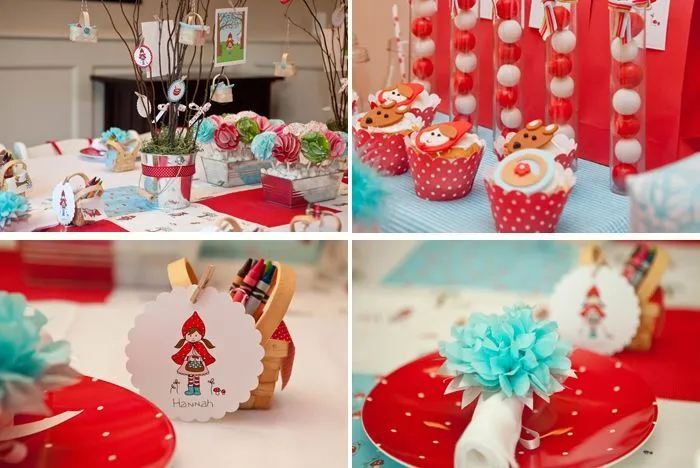 Fiesta Temática: Caperucita Roja ~ Mi Vida en Rojo