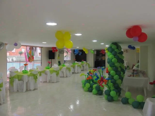 FIESTA TEMATICA DECORACION CON GLOBOS CAMPANITA TINKER BELL ...