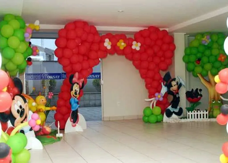 Fiesta Temática con Globos de Minnie Mouse - Birthday Party ... Fiesta Temática con Globos de Minnie Mouse - Birthday Party ...