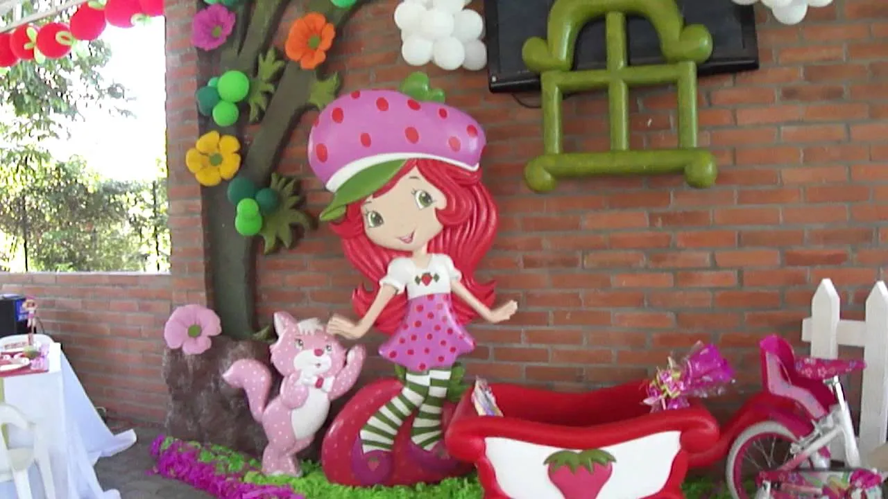 FIESTA TEMATICA -INFANTIL -FIESTA ROSITA FRESITA Y SUS AMIGAS ...