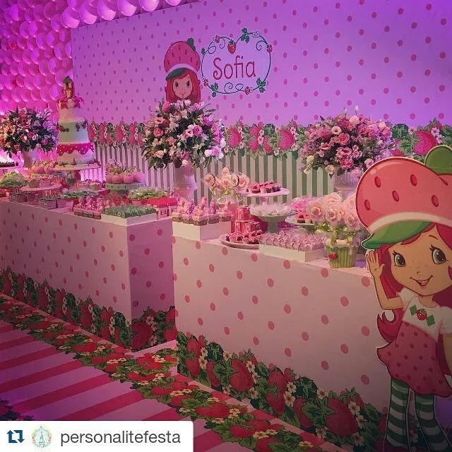 Fiesta tematica de rosita fresita (18) - Decoracion de Fiestas
