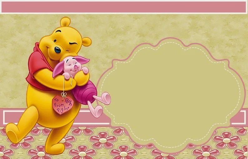 Fiesta de Winnie the Pooh: Invitaciones para Imprimir Gratis ...