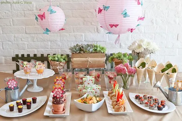 Fiestas con encanto: Buffet gourmet de primavera,dulce y salado
