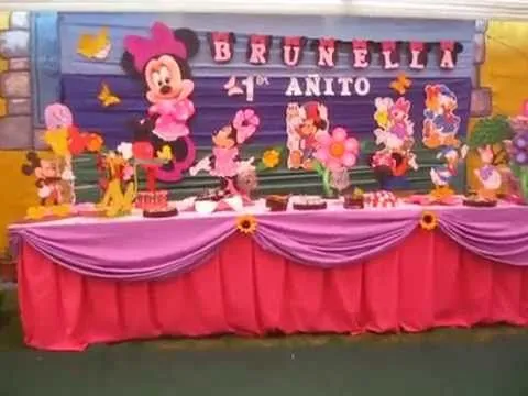Fiestas infantiles en Arequipa - decoración de Minnie mouse - YouTube