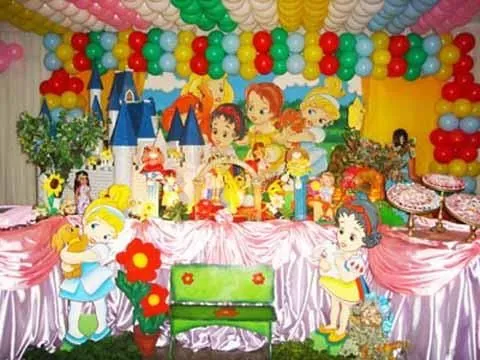 Decoración fiesta infantil bebés Disney - Imagui