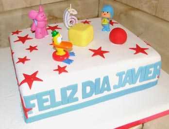 Fiestas Infantiles: Modelo de torta de Pocoyó | Web Del Bebé Fiestas Infantiles: Modelo de torta de Pocoyó | Web Del Bebé