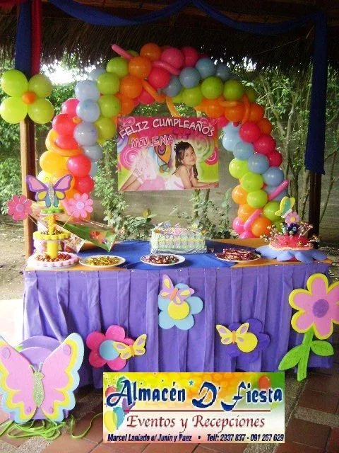 Almacén D´ Fiesta - Machala: Decoracion de Flores y Mariposas