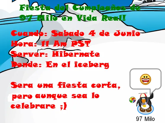 Invitación a mi Fiesta! | Penguin Club - Cp Memories