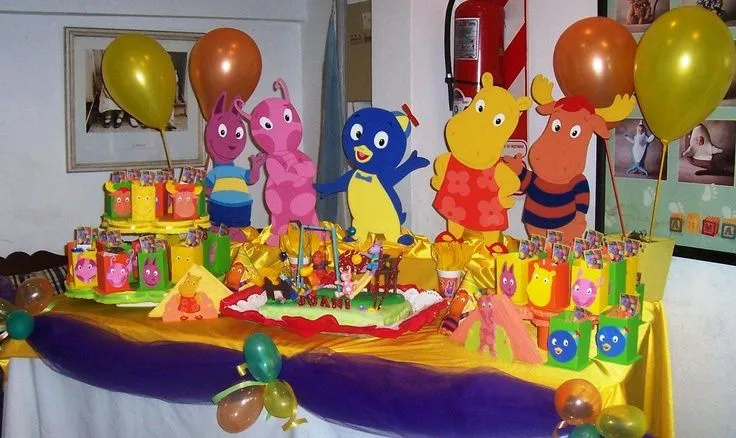 FIESTAS TEMATICAS » AMBIENTACION TEMATICA BACKYARDIGANS ...