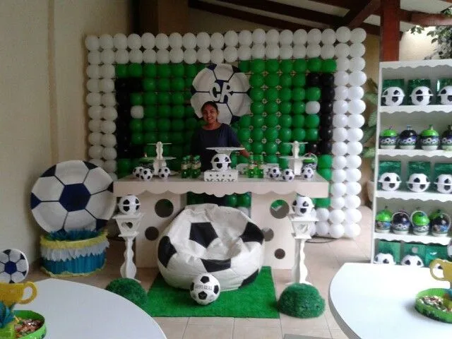 Cumpleaños de Ciro Rafael con la tematica de futbol...salio ... Cumpleaños de Ciro Rafael con la tematica de futbol...salio ...