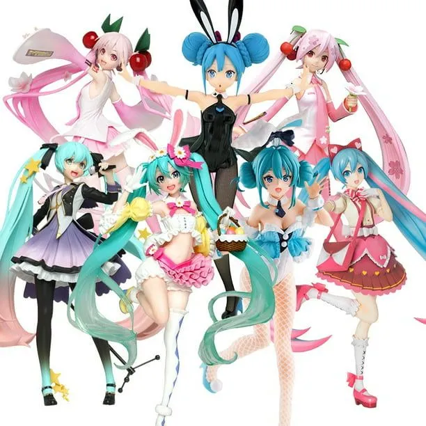 Figura DE ACCIÓN DE Hatsune Miku, figuritas de PVC de dibujos animados de cantante Virtual Kawaii, estatua de Manga, modelo coleccionable, juguete para decoración de tartas Gong Bohan LED | Bodega Aurrera Figura DE ACCIÓN DE Hatsune Miku, figuritas de PVC de dibujos animados de cantante Virtual Kawaii, estatua de Manga, modelo coleccionable, juguete para decoración de tartas Gong Bohan LED | Bodega Aurrera