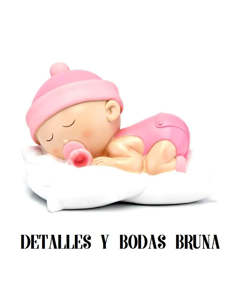 Figura Hucha Bebe Niña para Bautizo y Baby Shower Figura Hucha Bebe Niña para Bautizo y Baby Shower