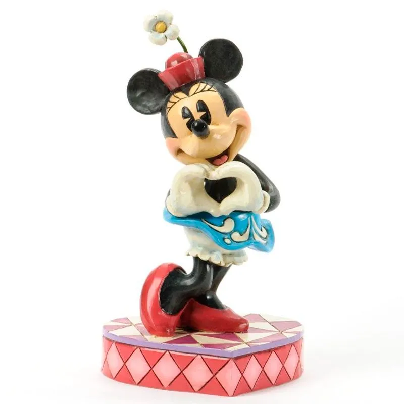 Figura Minnie Mouse Corazoncito de Jim Shore