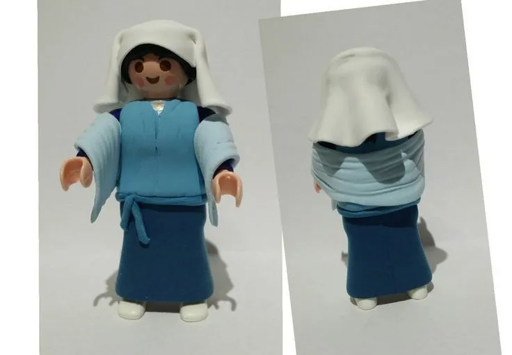 FIGURA PASTORA CUSTOM PARA PORTAL DE BELEN PLAYMOBIL | Playmolook ...