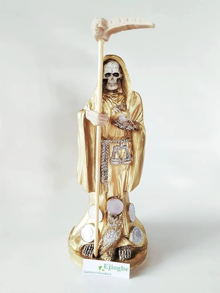FIGURA DE SANTA MUERTE (DORADA) : Amazon.com.mx: Hogar y Cocina FIGURA DE SANTA MUERTE (DORADA) : Amazon.com.mx: Hogar y Cocina