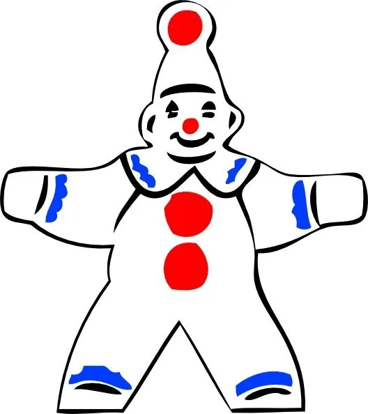 Figura simple payaso clipart Vector de imágenes prediseñadas ... Figura simple payaso clipart Vector de imágenes prediseñadas ...