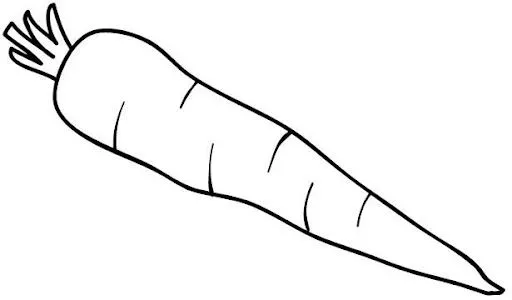 Dibujos para pintar de zanahorias - Imagui