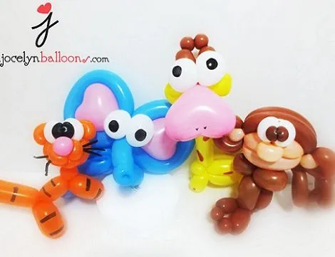 Cómo hacer figuras de animales con globos