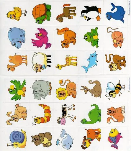 FIGURAS ANIMALES PARA recortar - Imagui