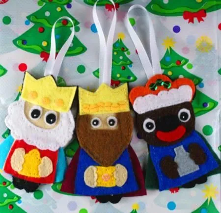 figuras para arbol reyes magos figura navidad fieltro cosido a ... figuras para arbol reyes magos figura navidad fieltro cosido a ...